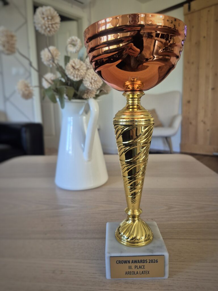Crown Awards 2026 III. helyezés – Areola Latex kategória